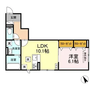 Casa Bianca【1階】の間取り