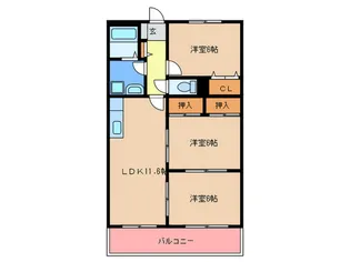 OAK VILLA和白レジデンス【2階】の間取り