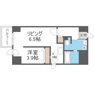 LEE東札幌A棟【2階】の間取り