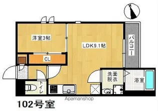 Grandtic nao【1階】の間取り