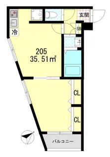 東海マンション【2階】の間取り