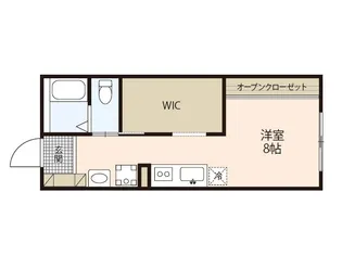 ベルハイム東栄【2階】の間取り