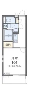 クレイノ木更津金田東【1階】の間取り