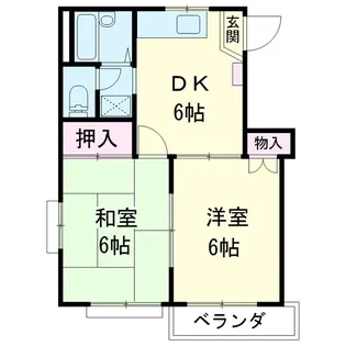 メゾン小森谷【2階】の間取り