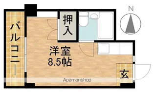 アップル第2マンション【3階】の間取り