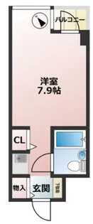 アクシルコート新大橋【7階】の間取り