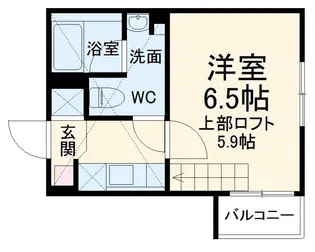 シャトレ生田緑地【2階】の間取り