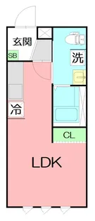 サザンクロス東海大学【1階】の間取り