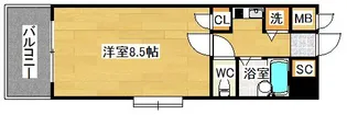ステイタスマンション吉塚【2階】の間取り