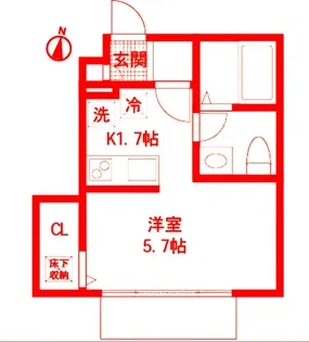 桜山テラス【1階】の間取り