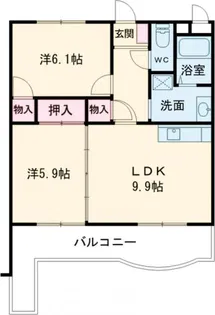 マンション マスカット【3階】の間取り