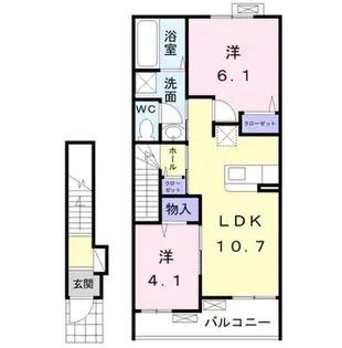 グレーシア A【2階】の間取り