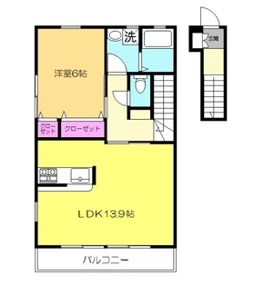 グラッシェ・リーシェ【2階】の間取り