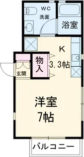 エターナル横浜鶴見【2階】の間取り