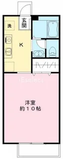 ビーワンハイツ【1階】の間取り