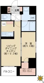 コージーコート茗荷谷【4階】の間取り
