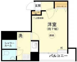 東神奈川クインビル【4階】の間取り