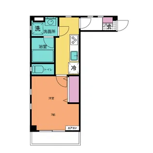 小杉陣屋町マンション【2階】の間取り