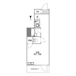 デュオメゾン笹塚【3階】の間取り