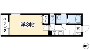 ヴィラ北白川【3階】の間取り