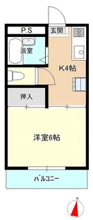 カーサビアンカ【2階】の間取り