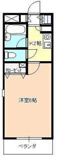 ソナーレ所沢2【2階】の間取り