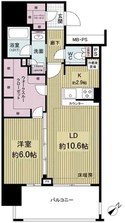 リビオレゾン浅草橋【5階】の間取り