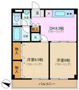 太南ビル【4階】の間取り