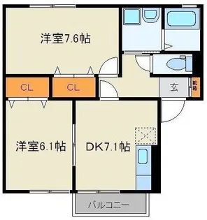 ナチュール【1階】の間取り