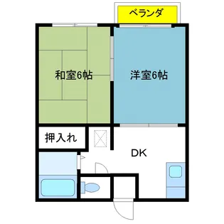 ネモトハイツ II【2階】の間取り