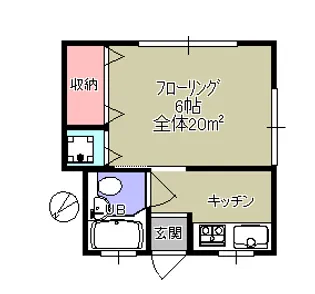 キルシェ太子堂【1階】の間取り