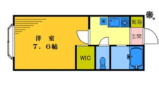 中西ハウス【1階】の間取り