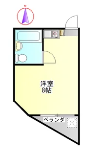 マツバハイツ5【3階】の間取り