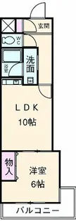 ライブコート安東【4階】の間取り