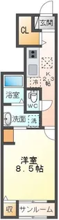 ソーレ8【1階】の間取り