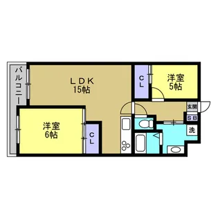 プリミエール明美の里【3階】の間取り