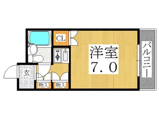 ファサードヴィオレ【1階】の間取り