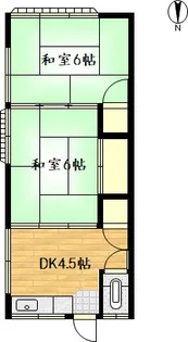 二宮荘【2階】の間取り