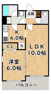 大阪府大阪市淀川区塚本6【マンション】の間取り