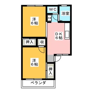 プレジール松浦【2階】の間取り