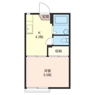 ローゼン ハイム【2階】の間取り