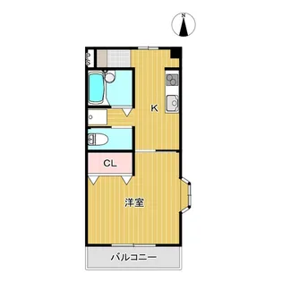福島県郡山市安積町日出山1【マンション】の間取り