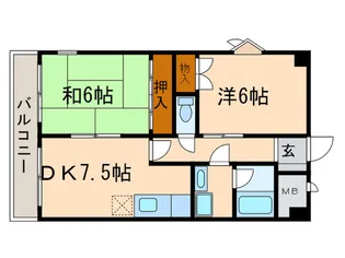 アルファメゾン沢上【2階】の間取り