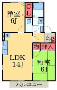 モダンタイムスIII【2階】の間取り