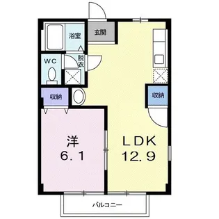 ニューシティヒルズ【1階】の間取り