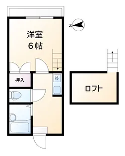 プール・トゥジュール【2階】の間取り