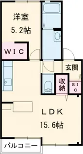 ヴィラグランデ繁松 C【2階】の間取り