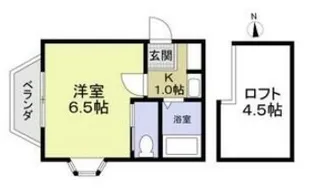 アメニティ東戸塚【2階】の間取り