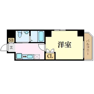 ウイング稲荷町【2階】の間取り