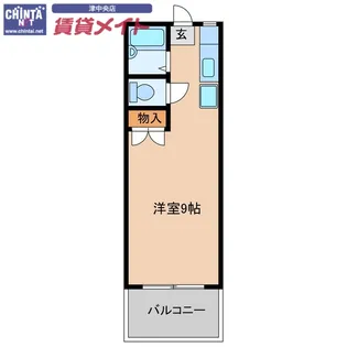 シーサイドスクエア B棟【2階】の間取り